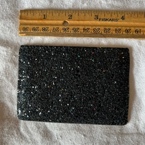 Kate Spade Glitter Black Card Holder - Picture 3 of 5
